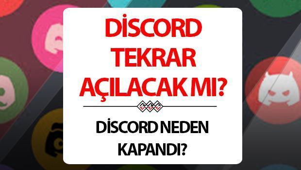 Discord açıldı mı, ne zaman açılacak? (19 Kasım) Discord neden kapatıldı, erişim engeli kalkacak mı?